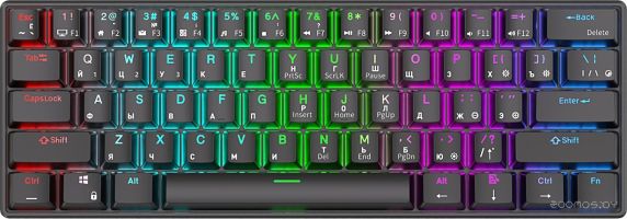 Клавиатура Royal Kludge RK61 RGB (черный, RK Red)