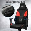 Кресло Aerocool Admiral (черный/красный)