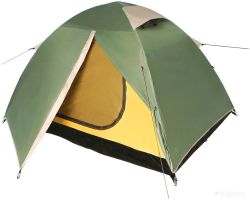 Треккинговая палатка BTrace Malm 3 (песочный/зеленый)