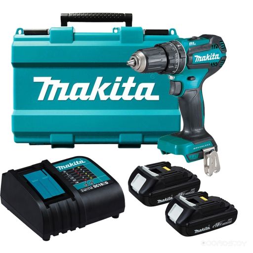 Дрель-шуруповерт Makita DHP485SYE, фото 1
