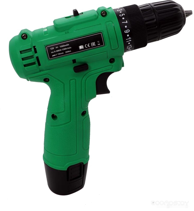 Дрель-шуруповерт Zitrek Green 12-Li-ion Plus 063-4042 (с 2-мя АКБ, кейс), фото 3