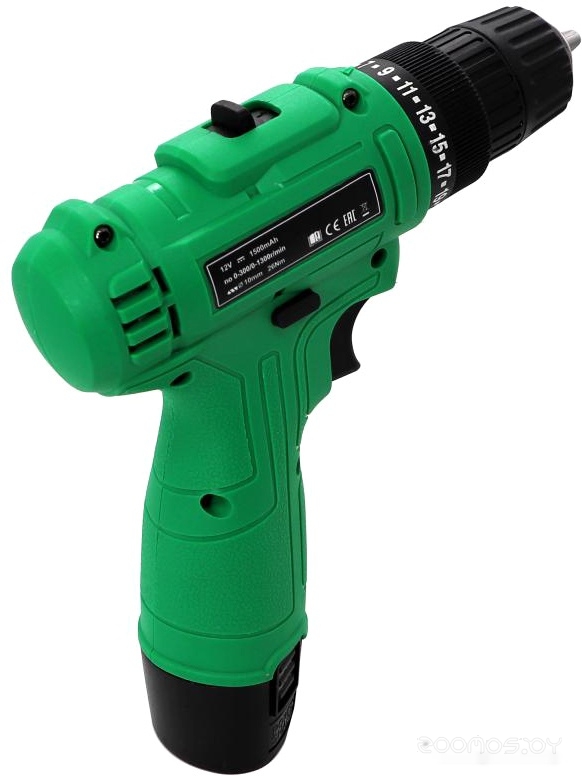 Дрель-шуруповерт Zitrek Green 12-Li-ion Plus 063-4042 (с 2-мя АКБ, кейс), фото 6