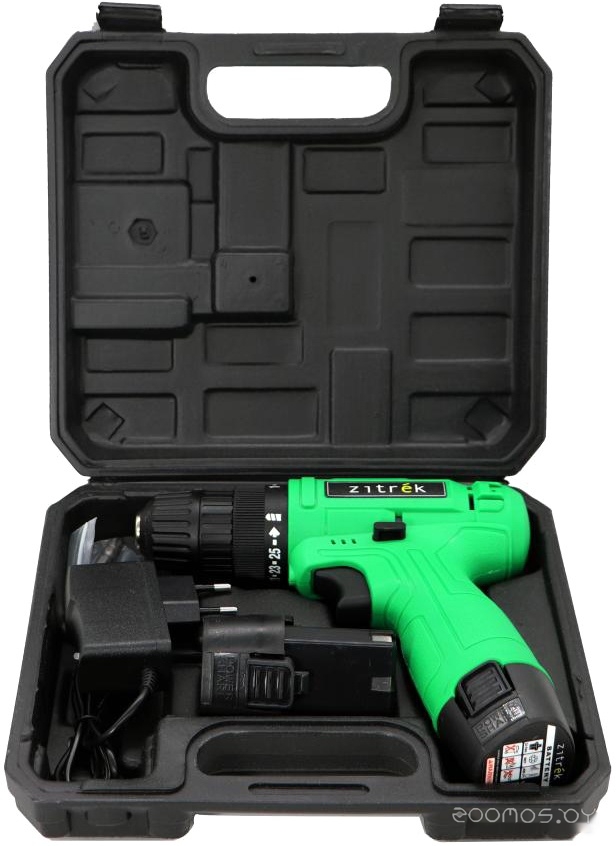 Дрель-шуруповерт Zitrek Green 12-Li-ion Plus 063-4042 (с 2-мя АКБ, кейс), фото 5