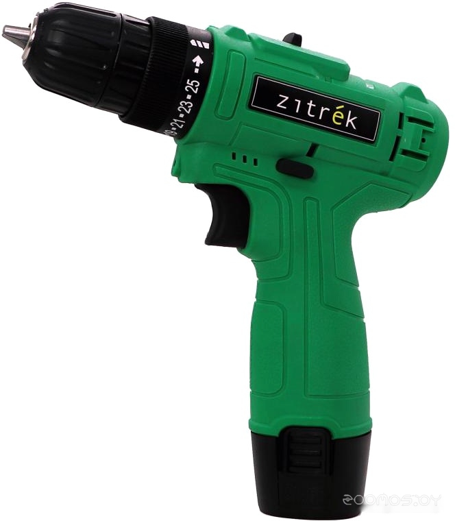Дрель-шуруповерт Zitrek Green 12-Li-ion Plus 063-4042 (с 2-мя АКБ, кейс), фото 2