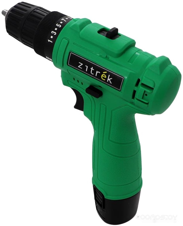 Дрель-шуруповерт Zitrek Green 12-Li-ion Plus 063-4042 (с 2-мя АКБ, кейс), фото 4