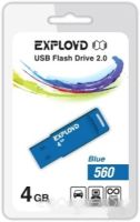 USB Flash Exployd 560 4GB (синий) [EX-4GB-560-Blue]