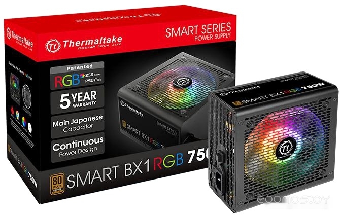 Блок питания Thermaltake Smart BX1 RGB 750W SP-750AH2NKB-2, фото 8