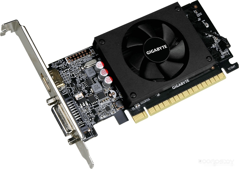 Видеокарта Gigabyte GeForce GT 710 2GB GDDR5 [GV-N710D5-2GL], фото 2