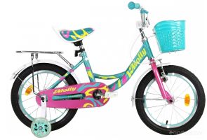 Детский велосипед Krakken Molly 16 (бирюзовый, 2022)