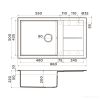 Кухонная мойка Omoikiri Sumi 86A WH (белый)