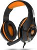 Наушники CrownMicro CMGH-102T USB (оранжевый)