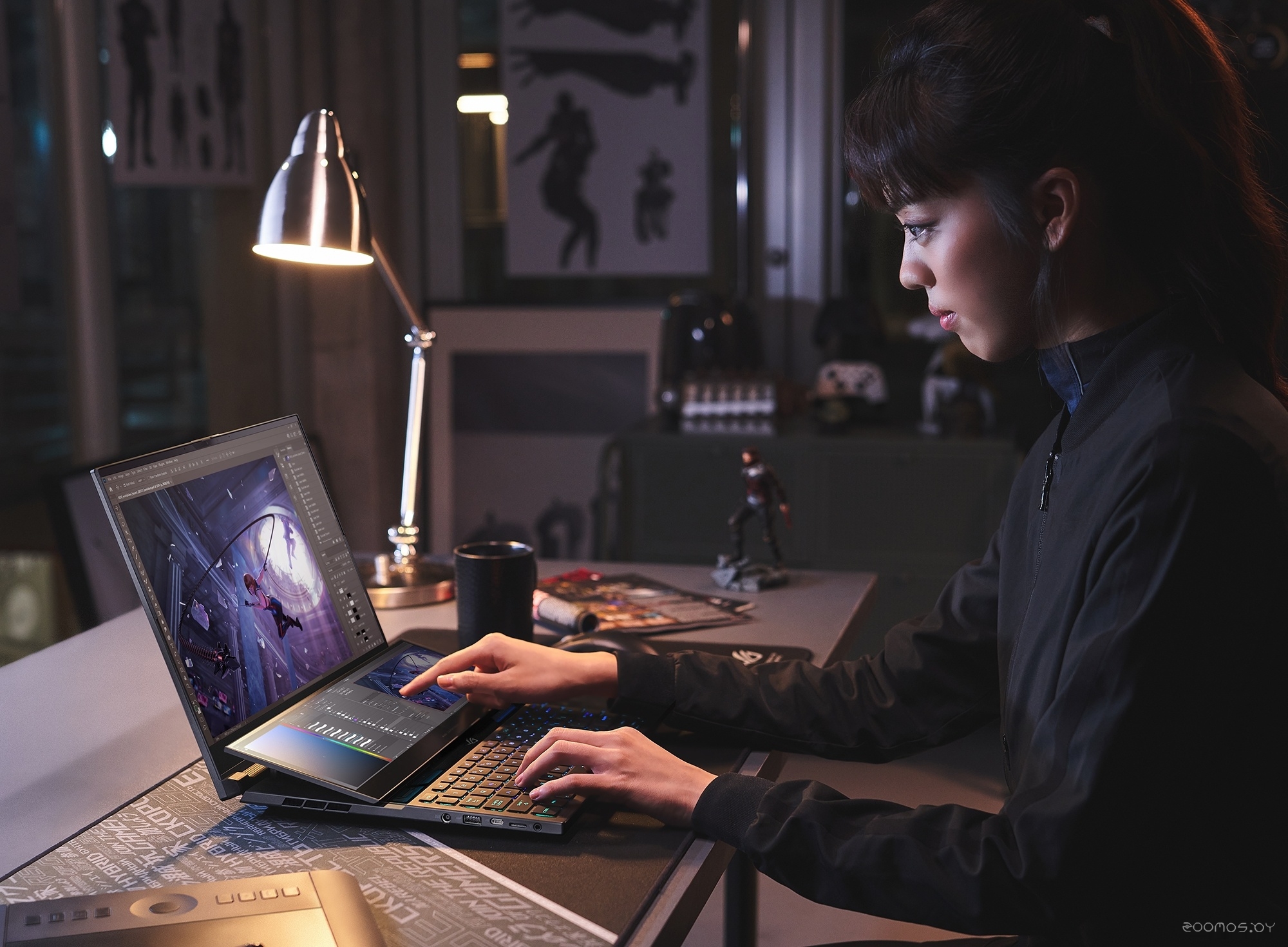 Рабочая станция Asus ROG Zephyrus Duo 16 GX650RX-LO206W, фото 11