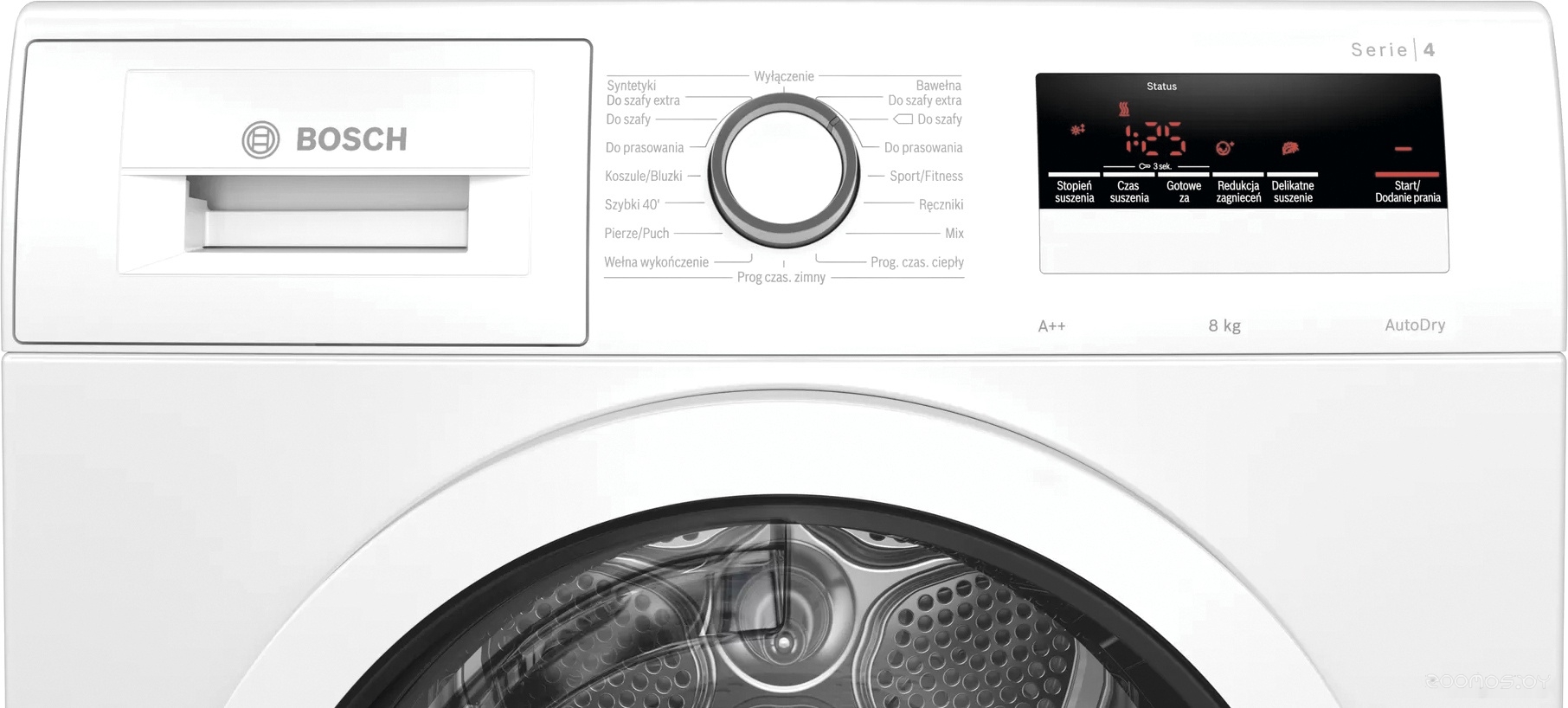 Сушильная машина Bosch Serie 4 WTH85V0GPL, фото 5