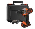 Дрель-шуруповерт Black & Decker MT218K (с 1-им АКБ)