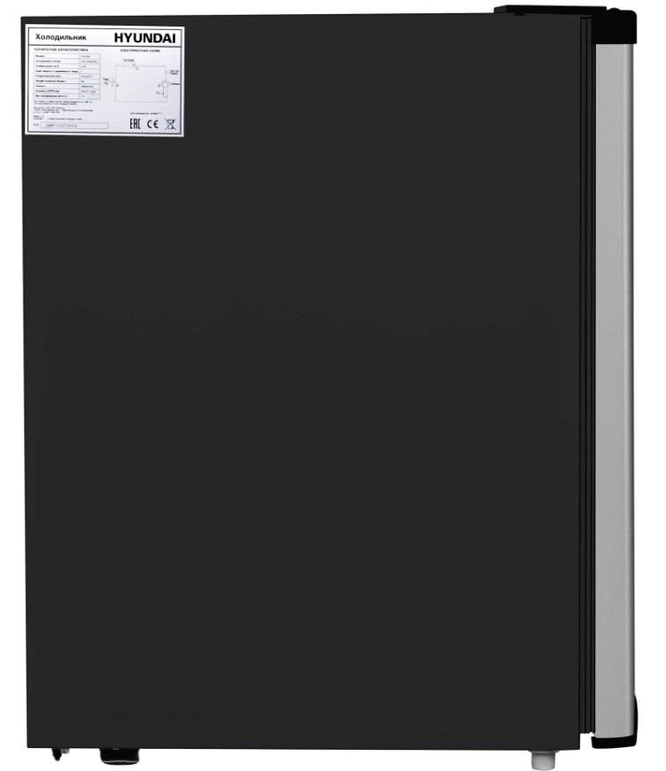 Однокамерный холодильник Hyundai CO1002 (серебристый), фото 13