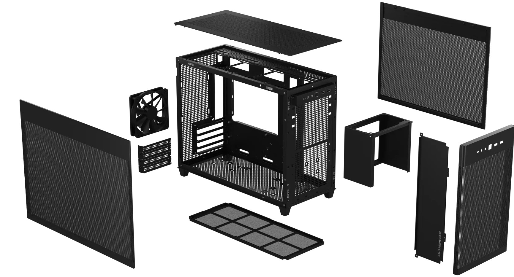 Корпус Asus AP201/BLK/MESH, фото 5