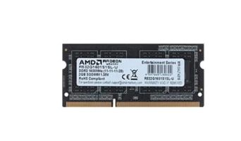 Оперативная память AMD 2GB DDR3 SO-DIMM PC3-12800 R532G1601S1SL-U