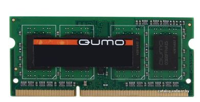 Оперативная память Qumo 4GB SO-DIMM DDR3 PC3-10600 (QUM3S-4G1333K9)