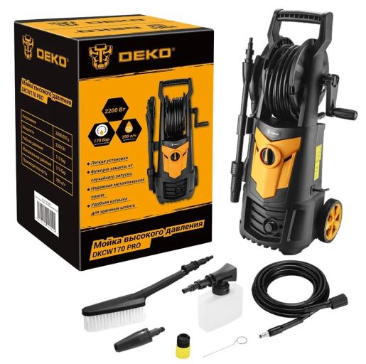 Мойка высокого давления Deko DKCW170 PRO