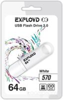 USB Flash Exployd 570 64GB (белый) [EX-64GB-570-White]