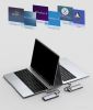 Док-станция Baseus Metal Gleam Series 8-in-1 Type-C CAHUB-CV0G