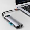 Док-станция Baseus Metal Gleam Series 8-in-1 Type-C CAHUB-CV0G