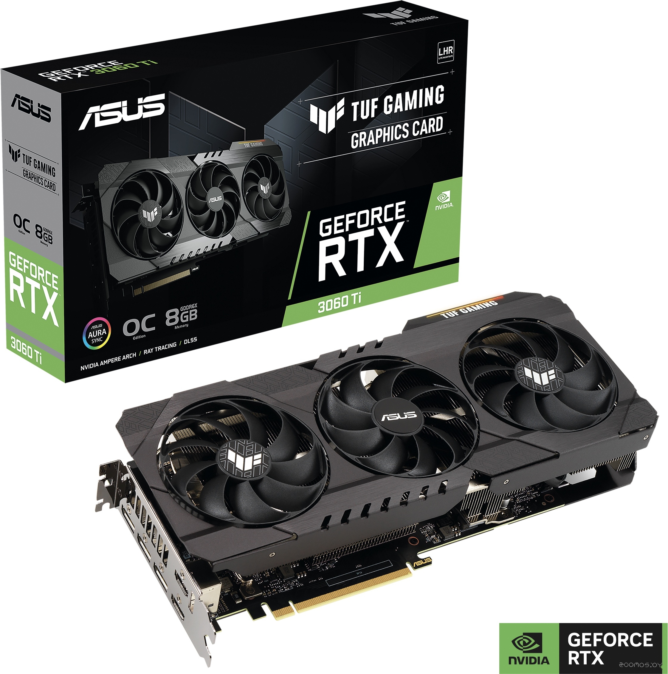 Видеокарта Asus TUF Gaming GeForce RTX 3060 Ti OC Edition 8G GDDR6X TUF-RTX3060TI-O8GD6X-GAMING, фото 2