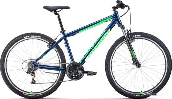 Велосипед Forward Apache 27.5 1.0 Classic р.17 2022 (синий/зеленый)