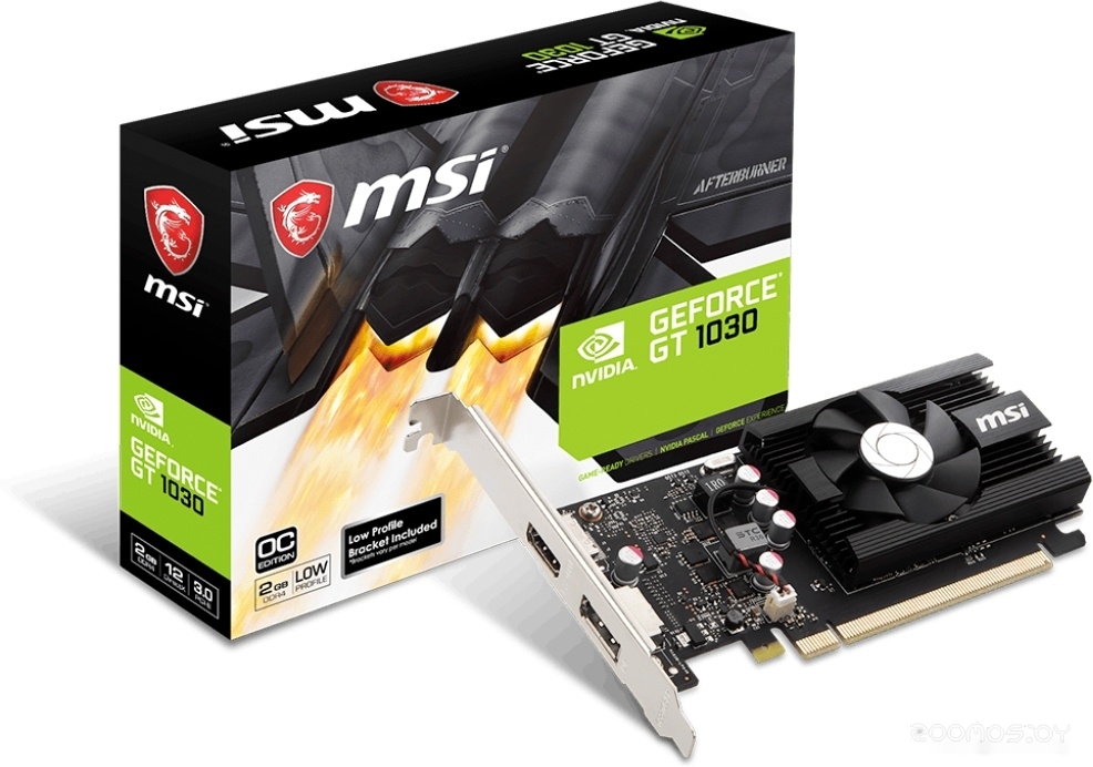 Видеокарта MSI GeForce GT 1030 OC LP 2GB DDR4, фото 5