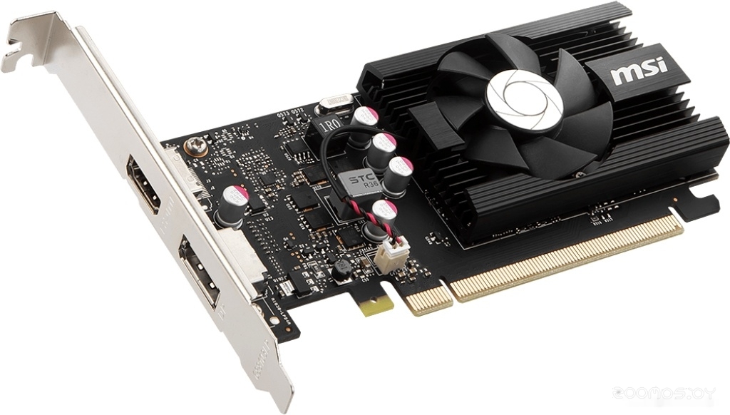 Видеокарта MSI GeForce GT 1030 OC LP 2GB DDR4, фото 3