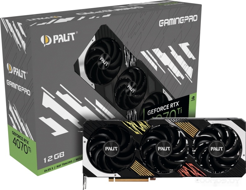 Видеокарта PALIT GeForce RTX 4070 Ti GamingPro NED407T019K9-1043A, фото 2