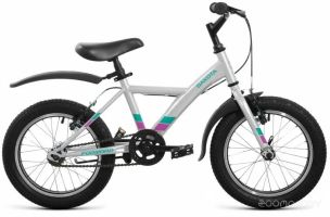 Детский велосипед Forward Dakota 16 2022 (серый/фиолетовый)