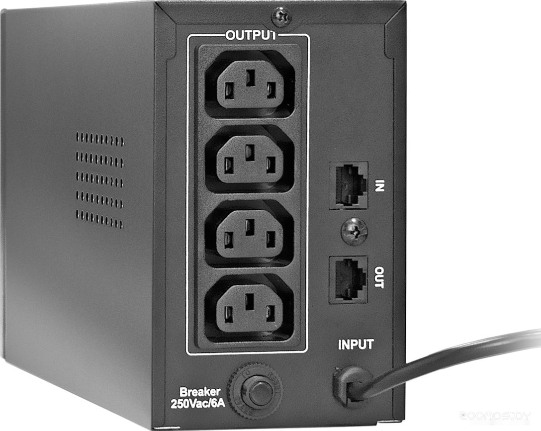 Источник бесперебойного питания Exegate Power Back BNB-400.LED.AVR.C13.RJ, фото 2
