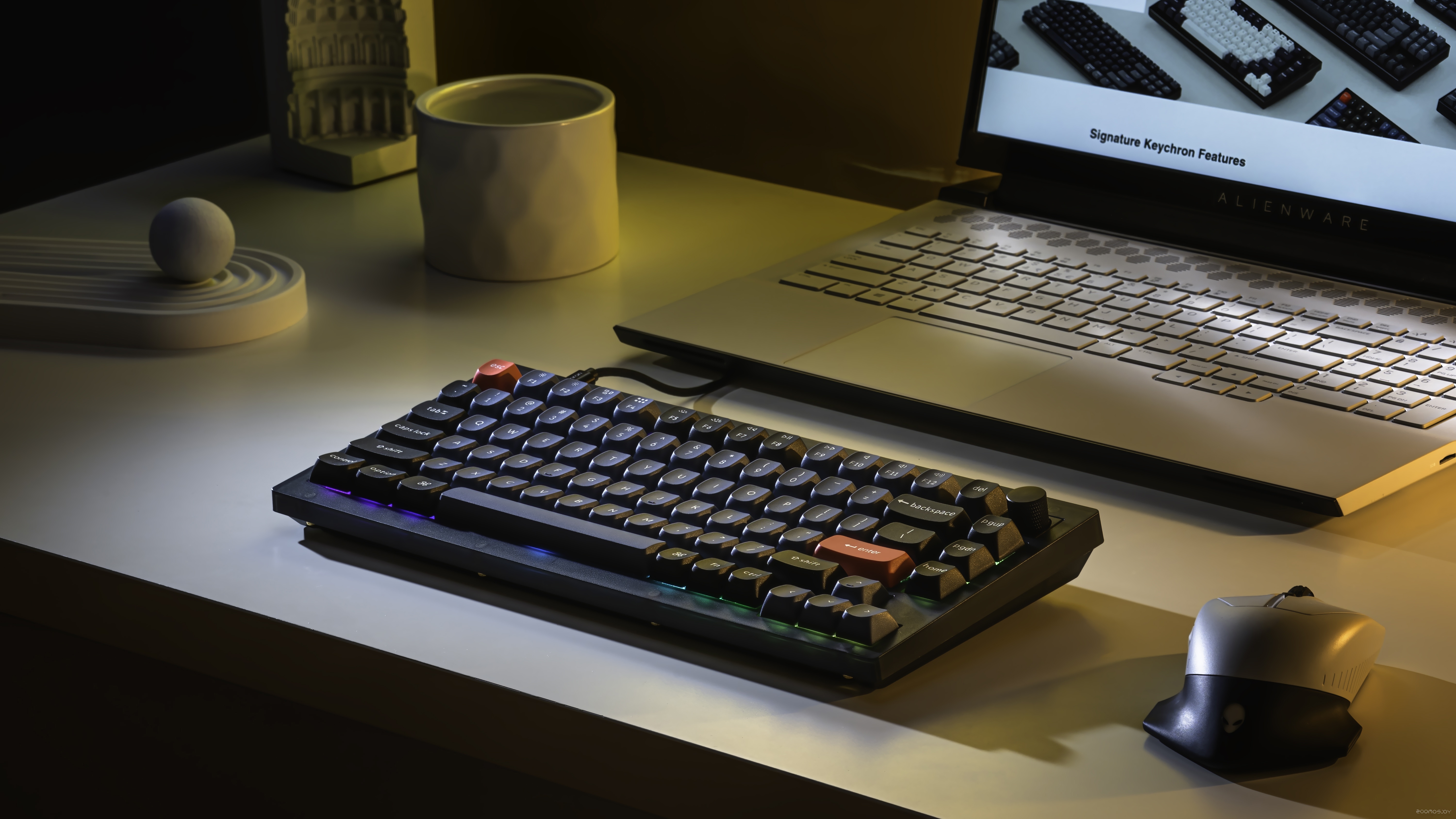 Клавиатура Keychron V1 RGB V1-C1 (Keychron K Pro Red, RU), фото 9