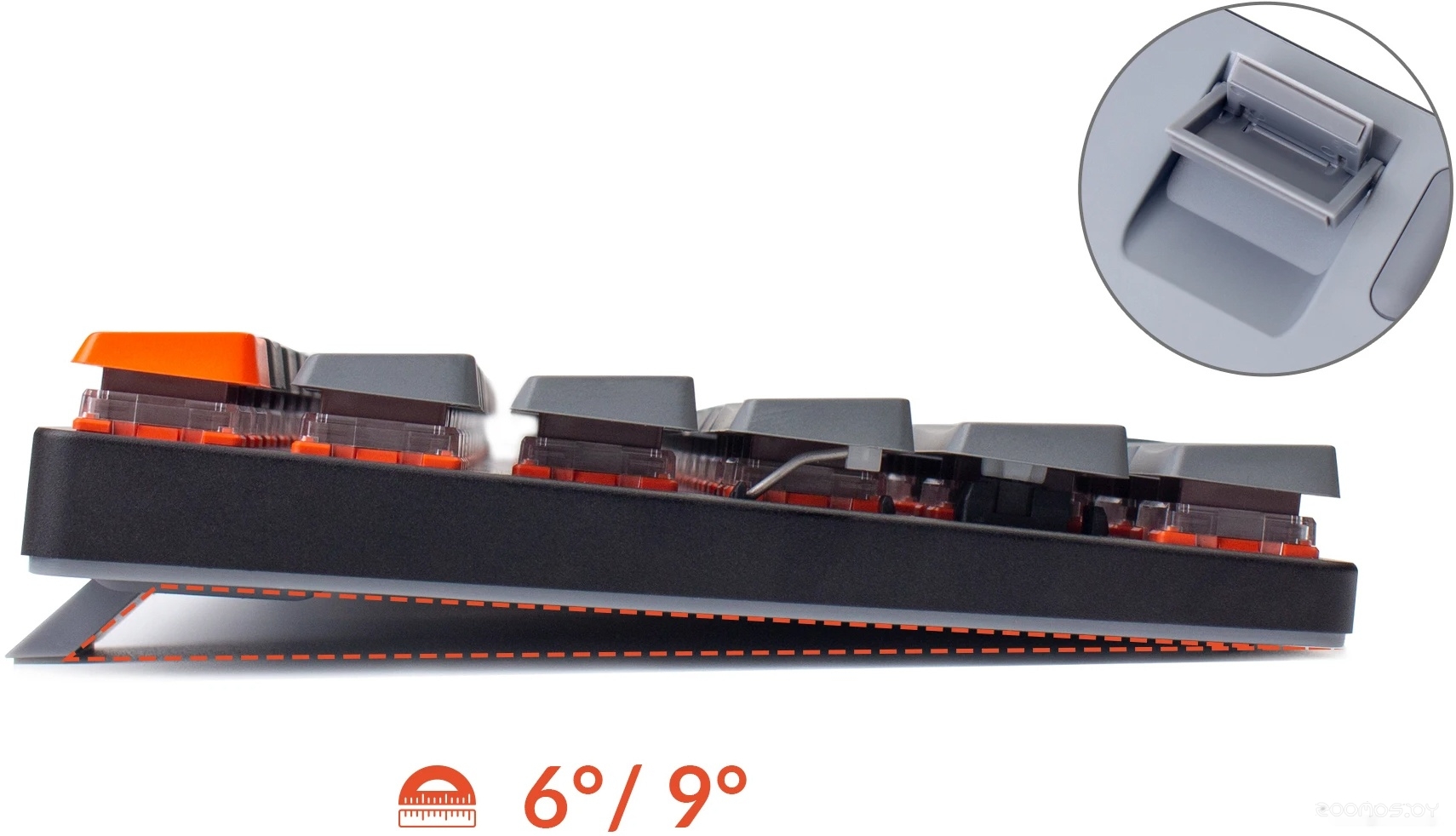 Клавиатура Keychron K3 V2 RGB K3-E1 (Keychron Low Profile Optical Red, RU), фото 19
