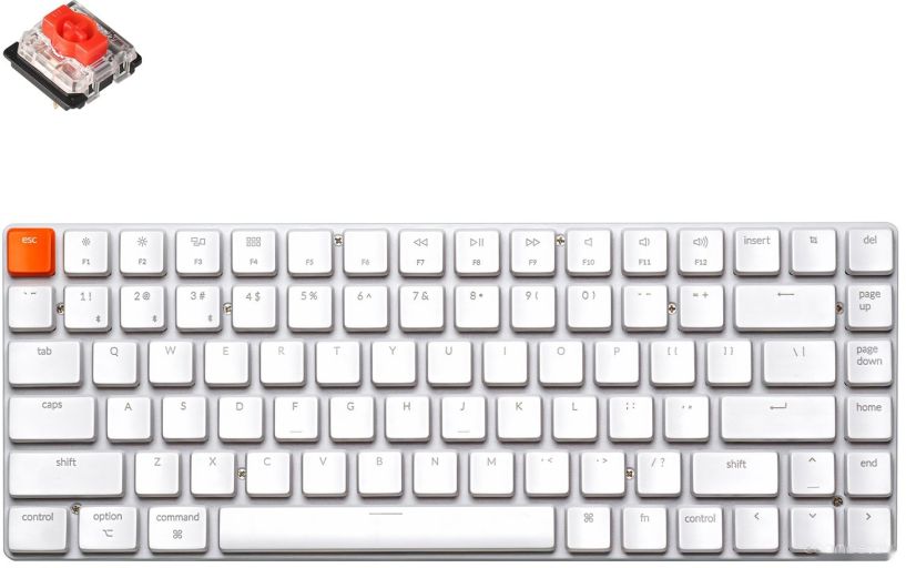 Клавиатура Keychron K3 Wireless V2 K3-K1 (Gateron G Pro Red), фото 1