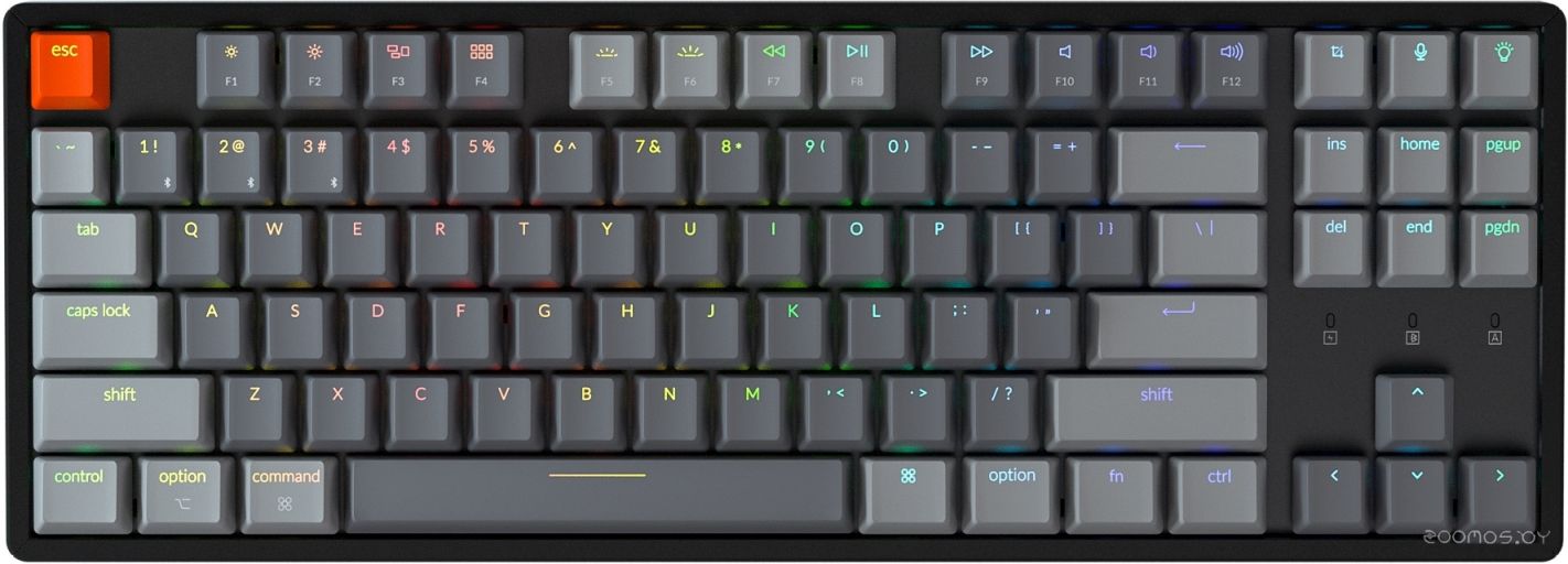 Клавиатура Keychron K8 RGB K8-J1 (Gateron G Pro Red, RU)