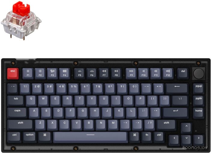 Клавиатура Keychron V1 RGB V1-C1 (Keychron K Pro Red, RU), фото 1