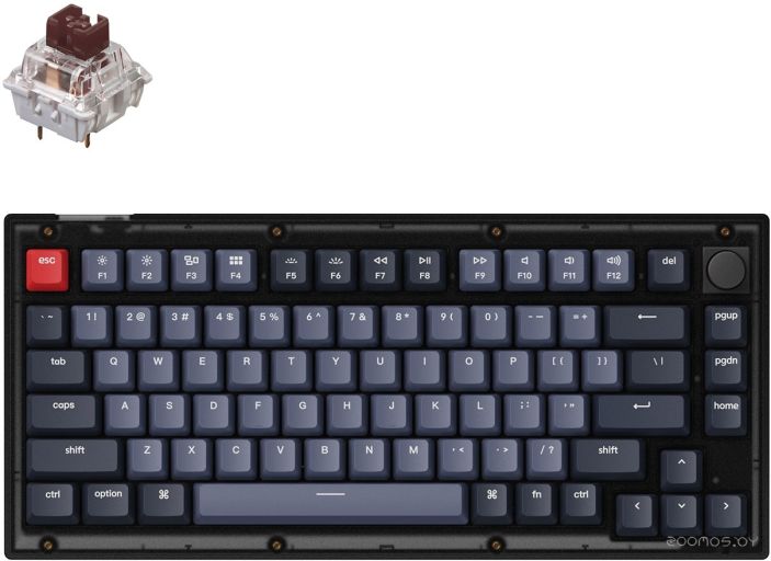 Клавиатура Keychron V1 RGB V1-C3 (Keychron K Pro Brown, RU), фото 1