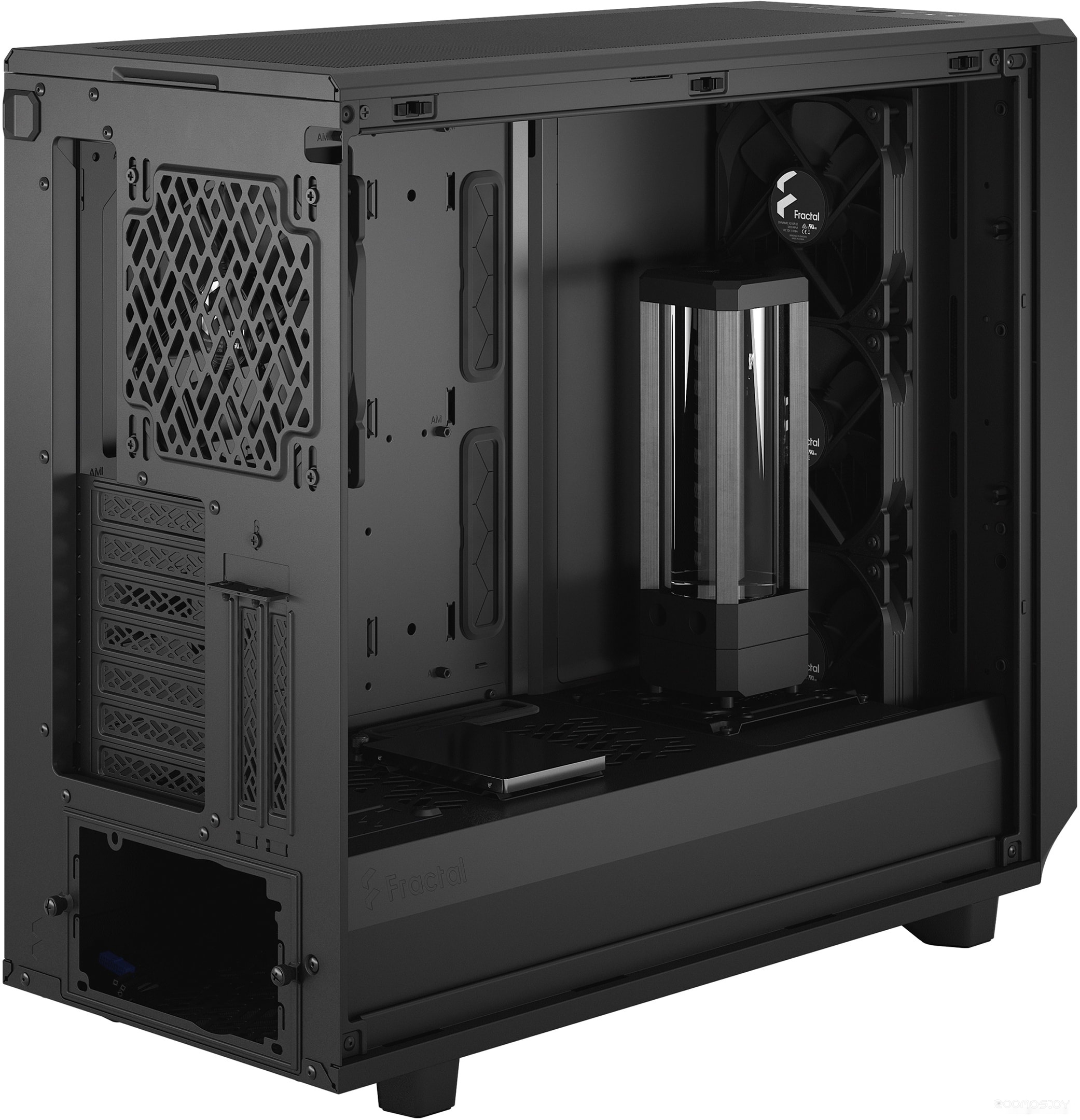 Корпус Fractal Design Meshify 2 Light Tempered Glass Black FD-C-MES2A-03, фото 7