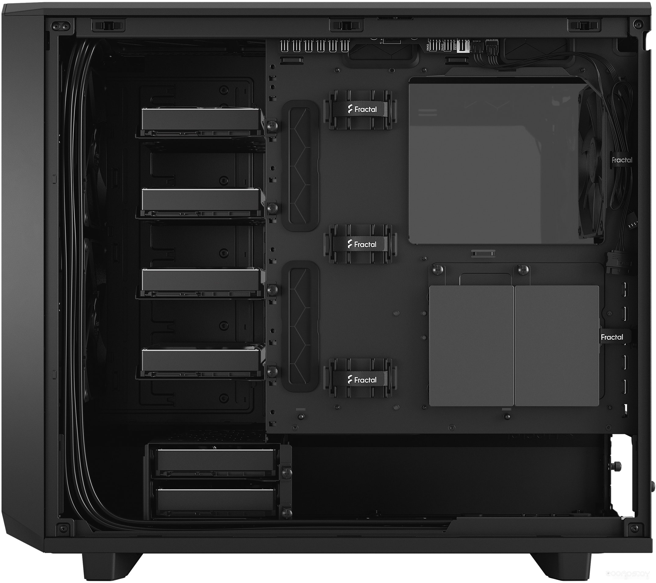 Корпус Fractal Design Meshify 2 Light Tempered Glass Black FD-C-MES2A-03, фото 3