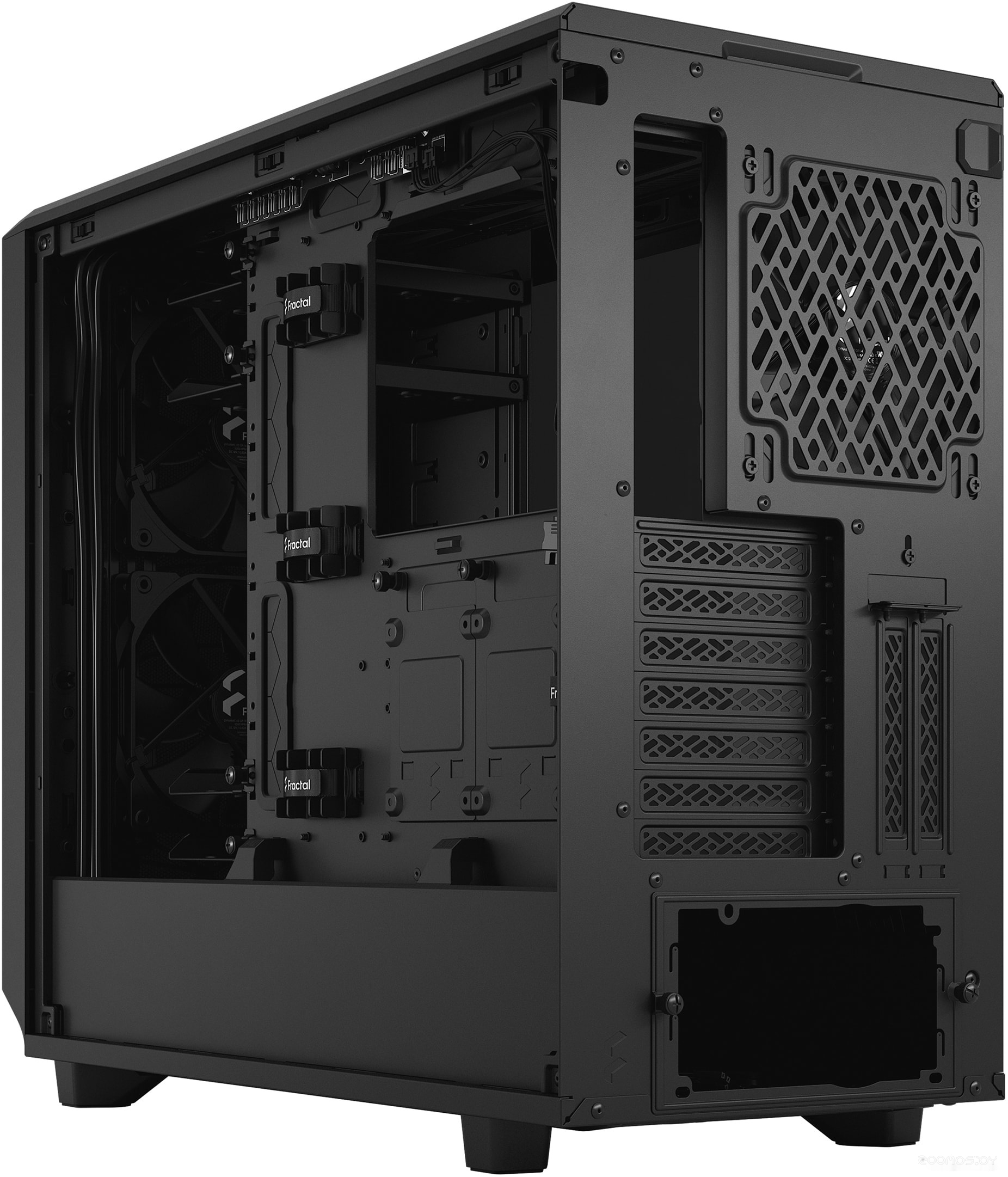 Корпус Fractal Design Meshify 2 Dark Tempered Glass Black FD-C-MES2A-02, фото 10