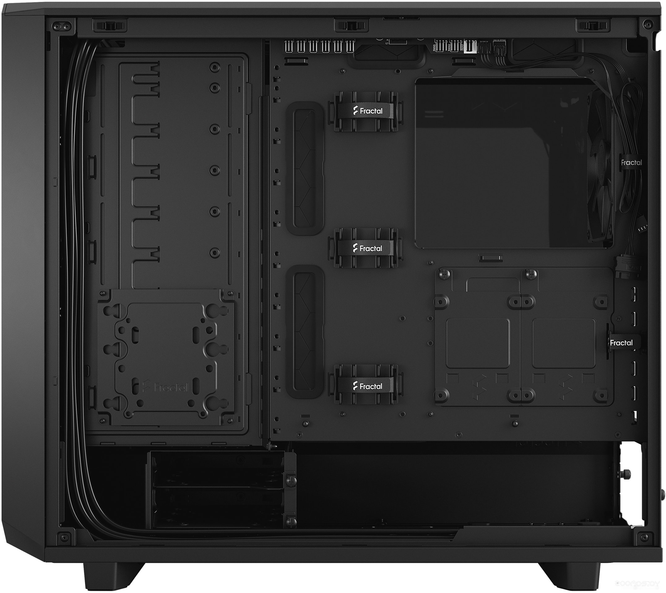 Корпус Fractal Design Meshify 2 Dark Tempered Glass Black FD-C-MES2A-02, фото 7