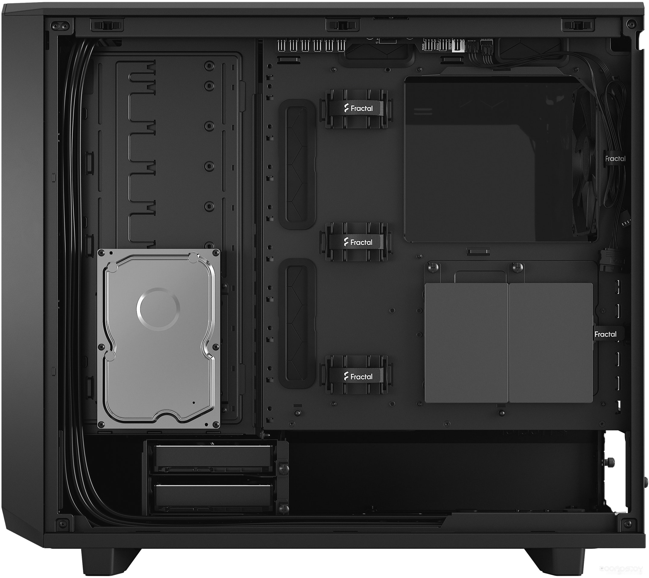 Корпус Fractal Design Meshify 2 Dark Tempered Glass Black FD-C-MES2A-02, фото 6
