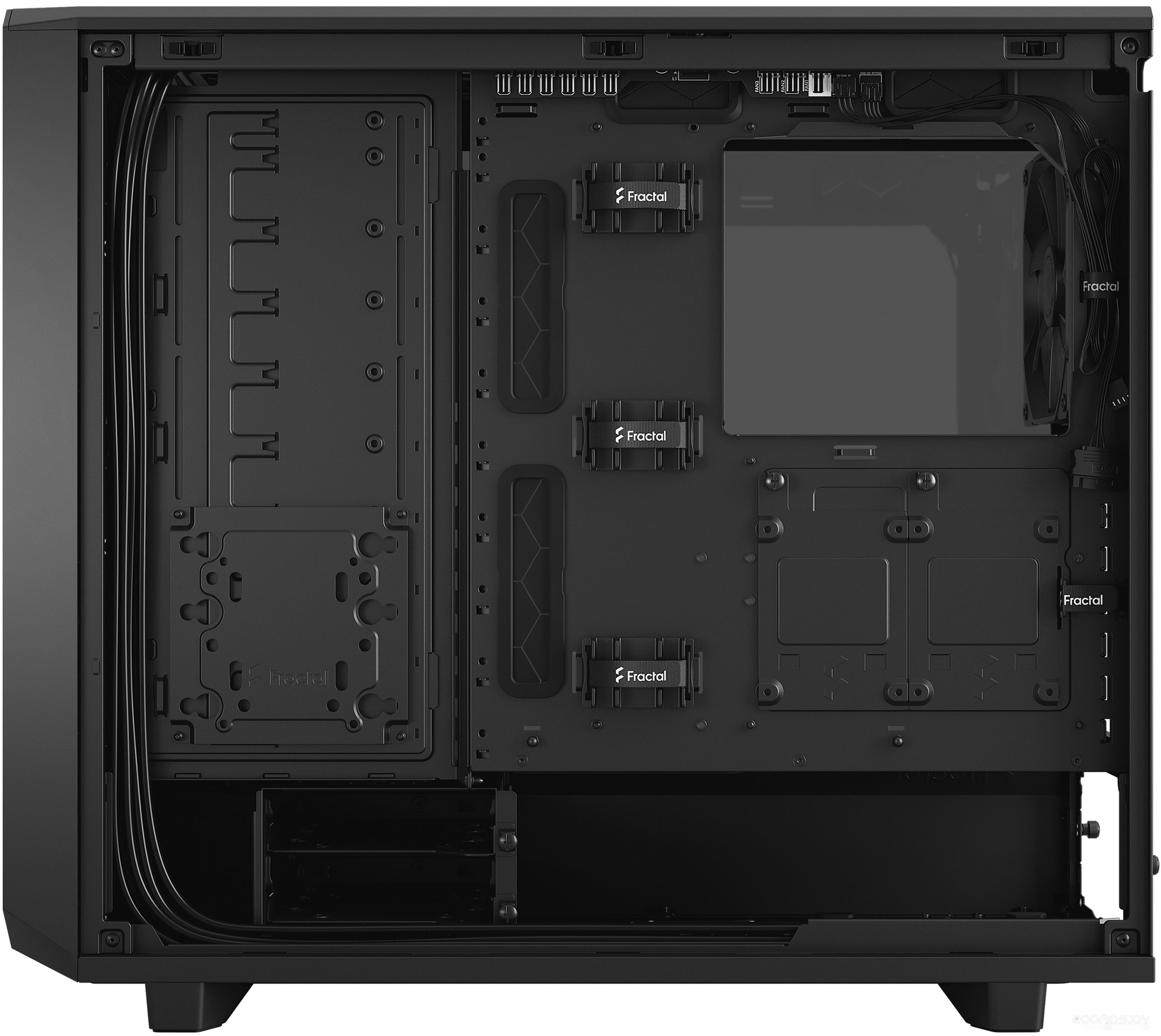 Корпус Fractal Design Meshify 2 Light Tempered Glass Black FD-C-MES2A-03, фото 4