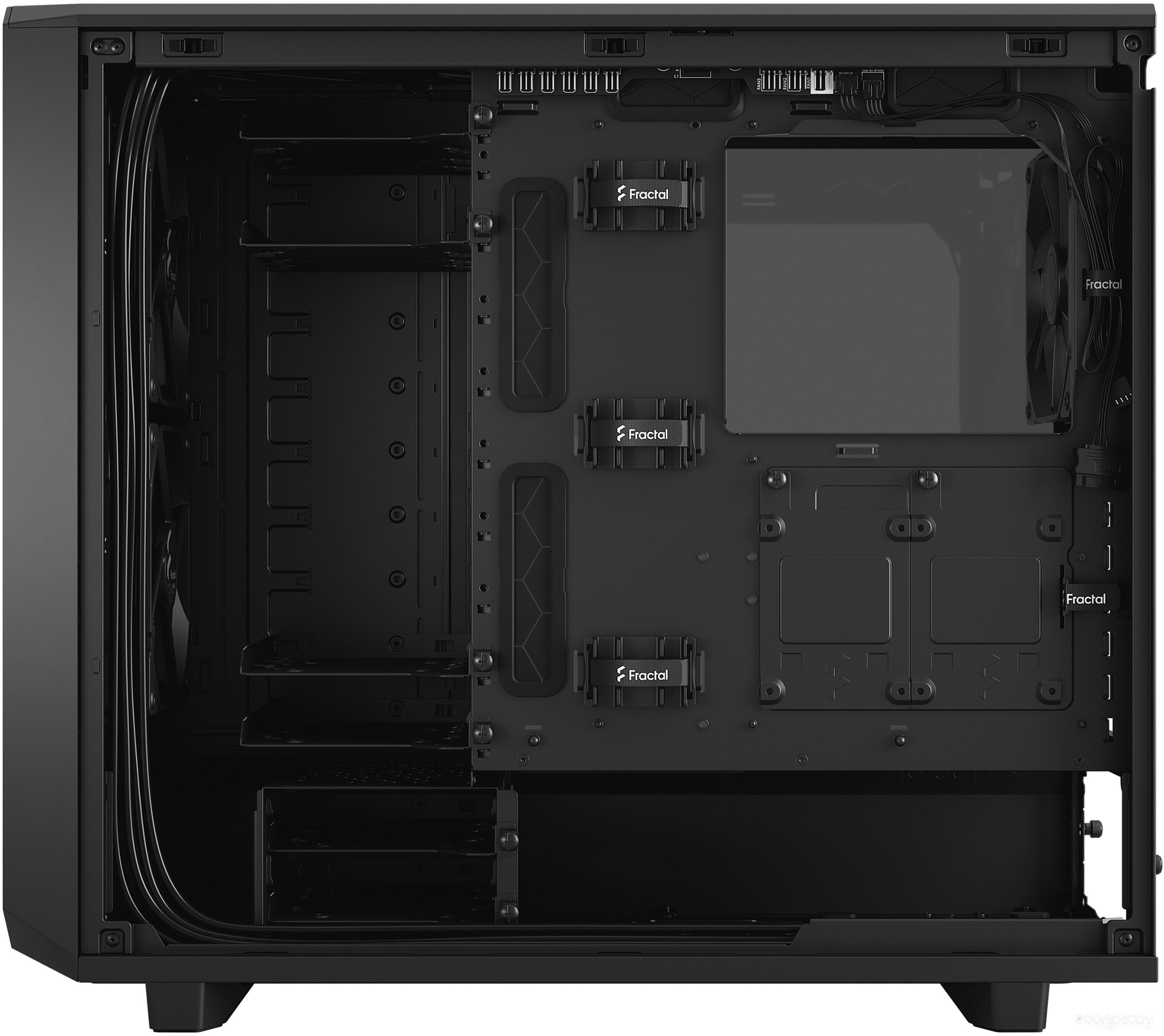 Корпус Fractal Design Meshify 2 Light Tempered Glass Black FD-C-MES2A-03, фото 5