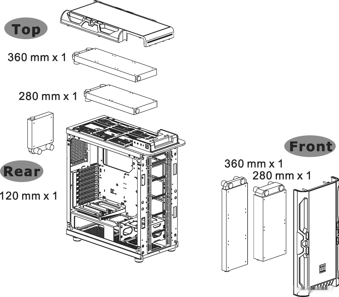 Корпус Thermaltake Level 20 RS ARGB CA-1P8-00M1WN-00, фото 3