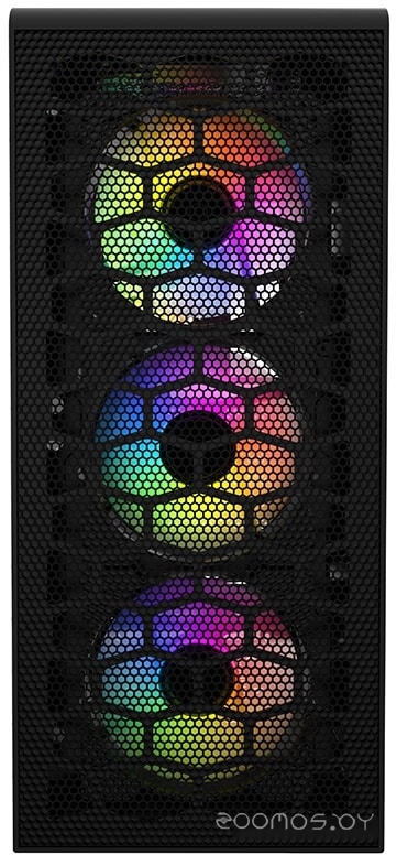 Корпус PowerCase Mistral Z4С Mesh LED (черный), фото 3