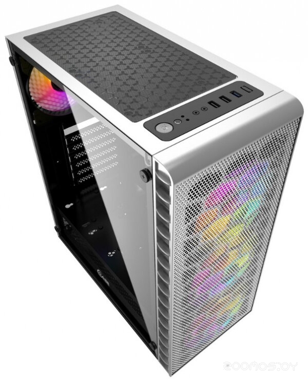 Корпус PowerCase Mistral Z4C LED (белый), фото 5