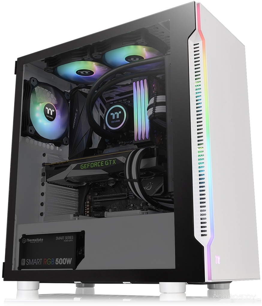 Корпус Thermaltake H200 TG Snow RGB CA-1M3-00M6WN-00, фото 3